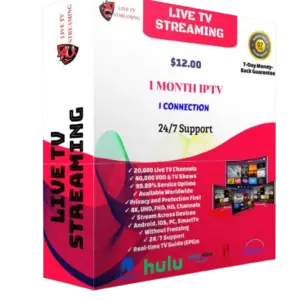 1 Month IPTV Subscription – 1 Connection