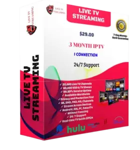 3 Month IPTV Subscription – 1 Connection