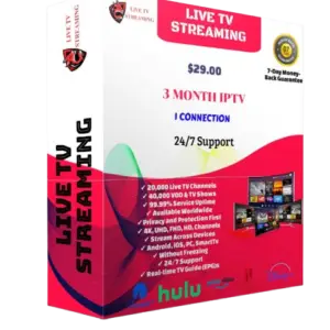 3 Month IPTV Subscription – 1 Connection